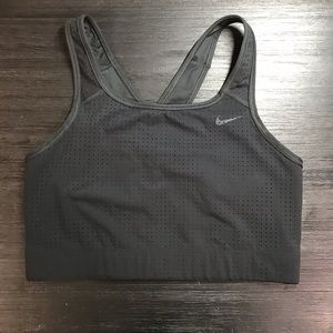 Nike perforated high impact sports bra